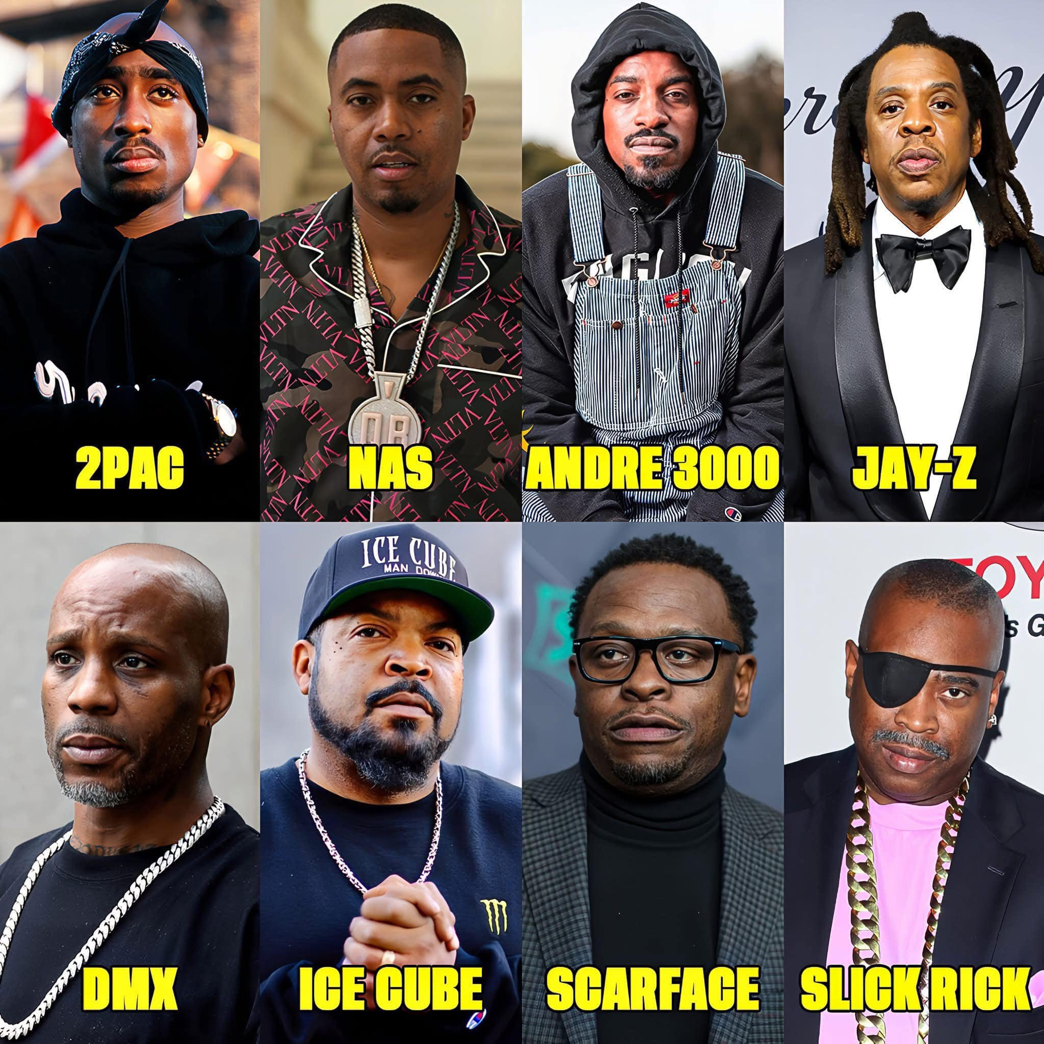 Who are your favorite 3 hip hop artists?