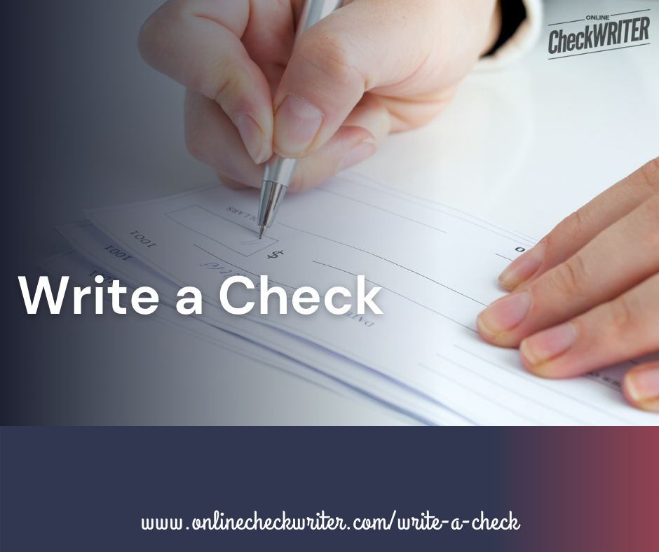 Create, design, and write checks... - Online Check Writer