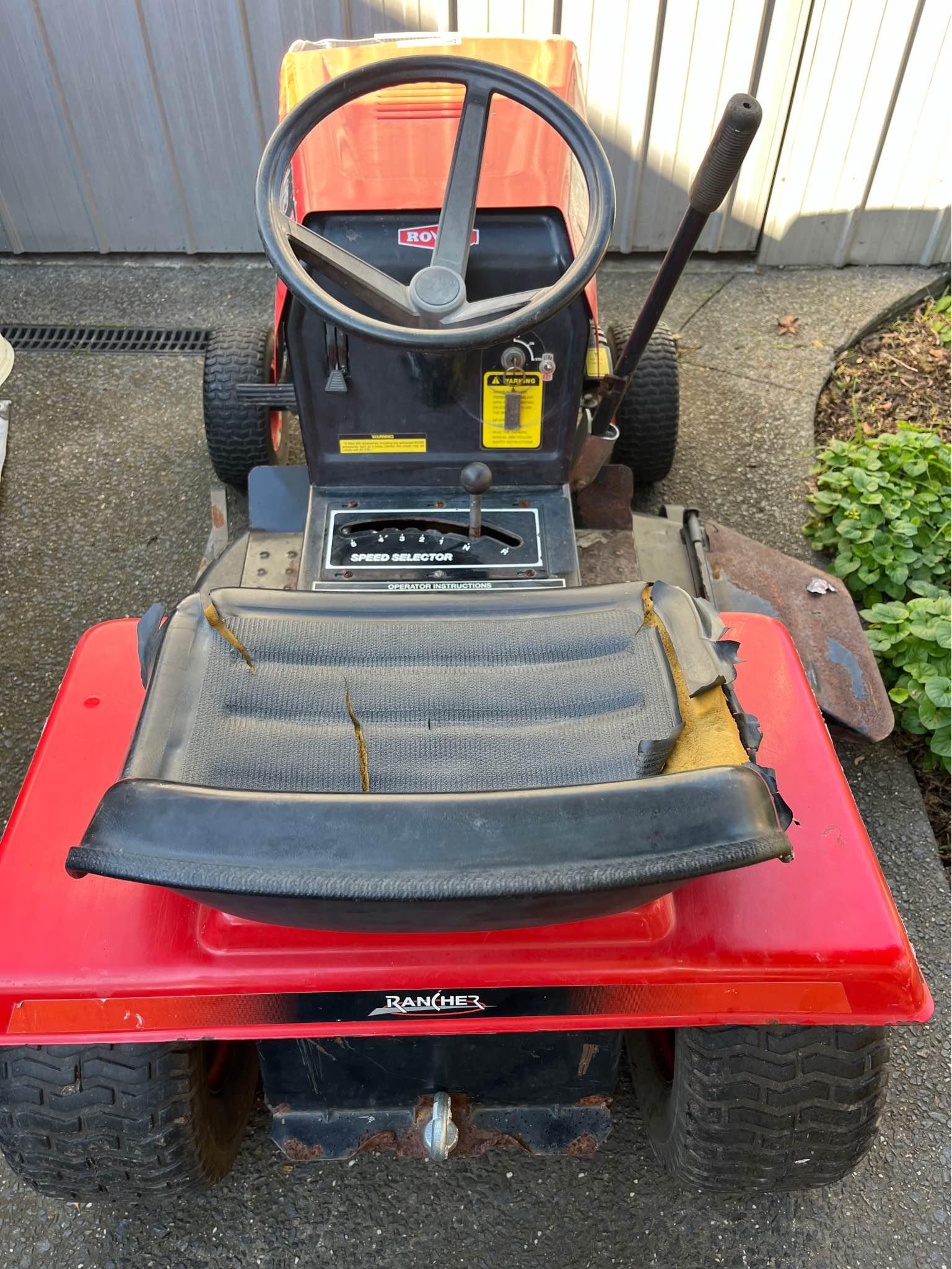 Rover Rancher Ride On Mower - Lawn Mowers - Melbourne, Victoria ...