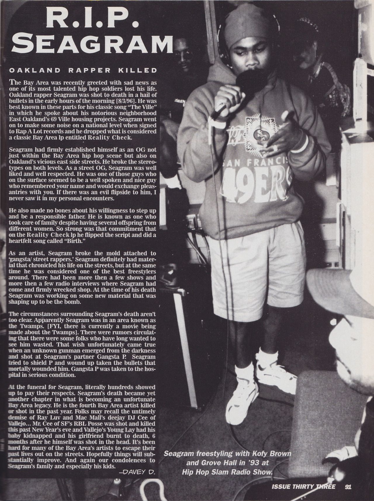 Seagram dies on July 31, 1996