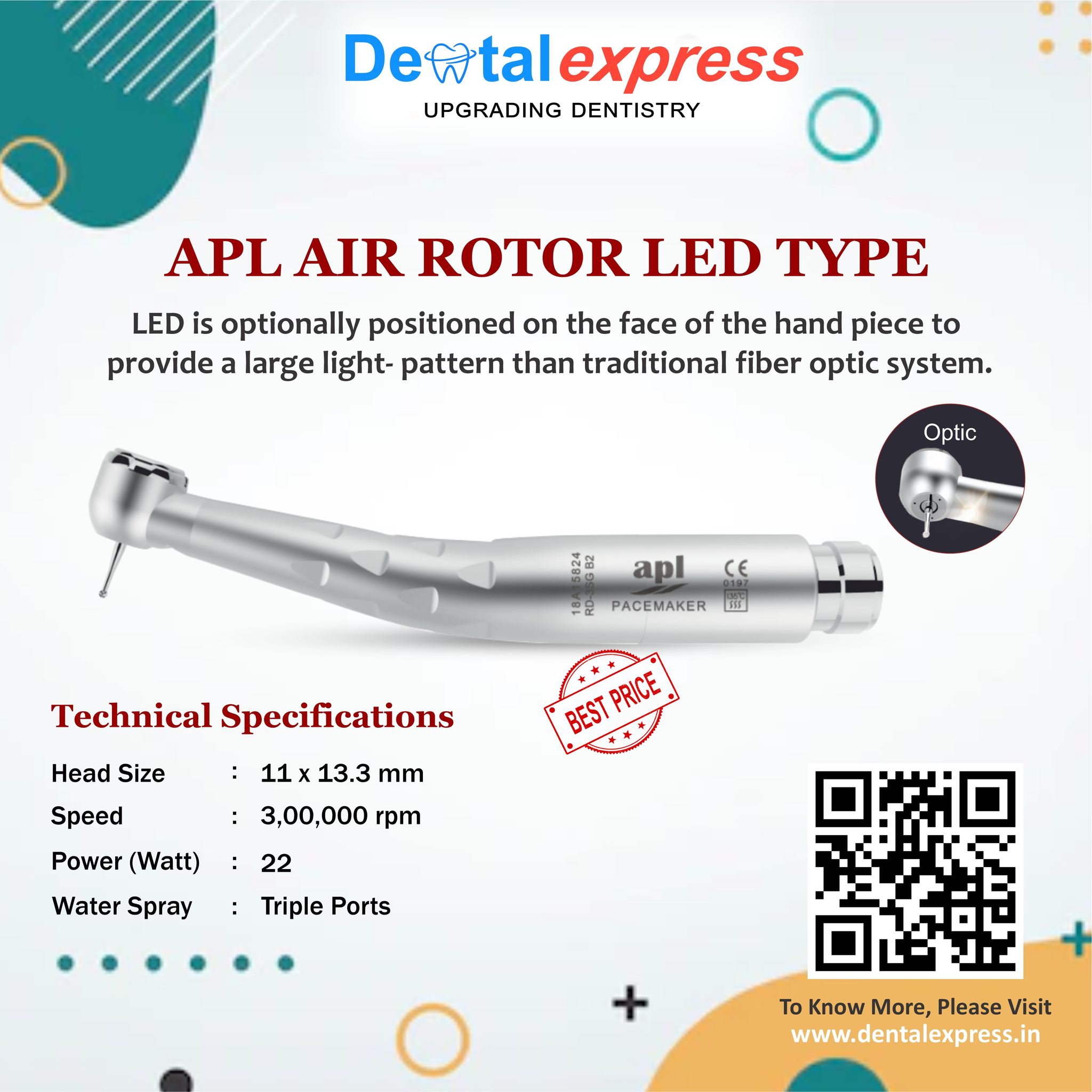 DentalExpress - APL LED Air Rotor comes with Direct LED,... | Facebook