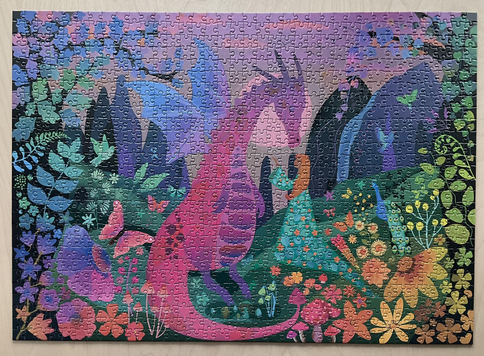 Elena Essex 1000-Piece Jigsaw Puzzle - Dream Away, Night Reef & Favorite Things, 27.5x19.7 Inches