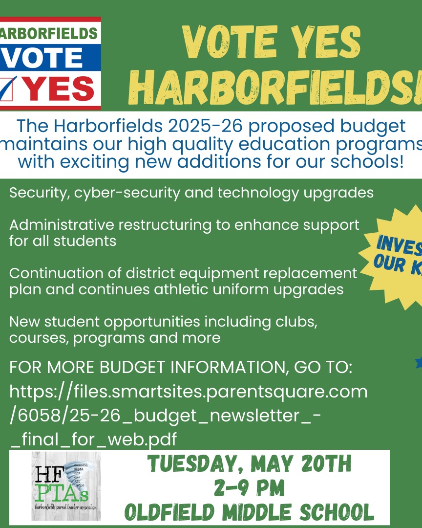 Harborfields - The Harborfields PTA fully supports the 2025-26 ...