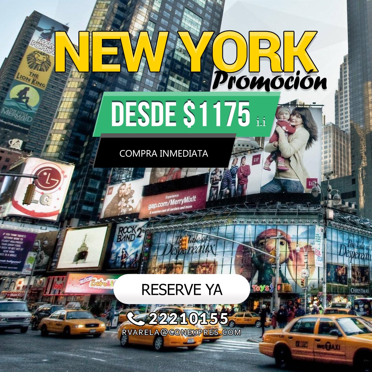🇺🇸🗽¡Promoción de compra inmediata para... - Conexpres Viajes | Facebook