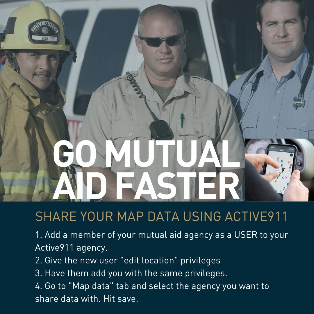 Active911 - Using map markers? You can share that data...