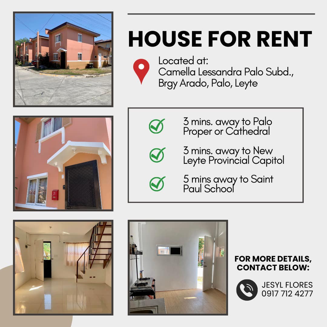 Affordable Properties - Samar & Leyte - HOUSE FOR RENT IN PALO, LEYTE ...
