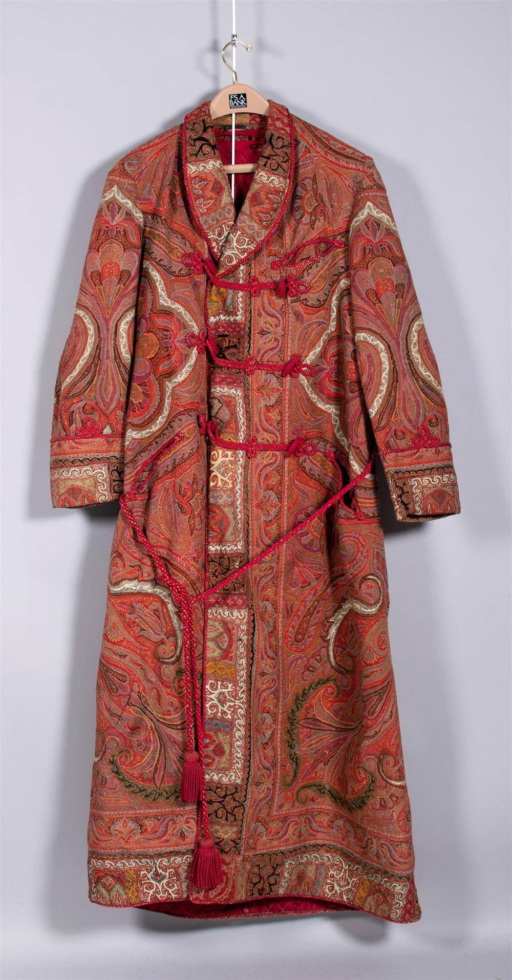traditional wool dressing gown ladies Late Victorian paisley gentleman's Product ID:MD1E209952_AA038_M