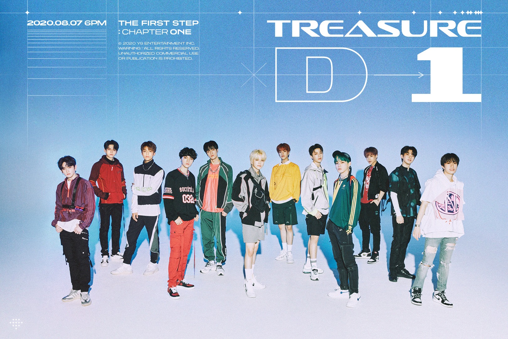 Treasure 트레저 'THE FIRST STEP : CHAPTER ONE' D-1 POSTER 1st