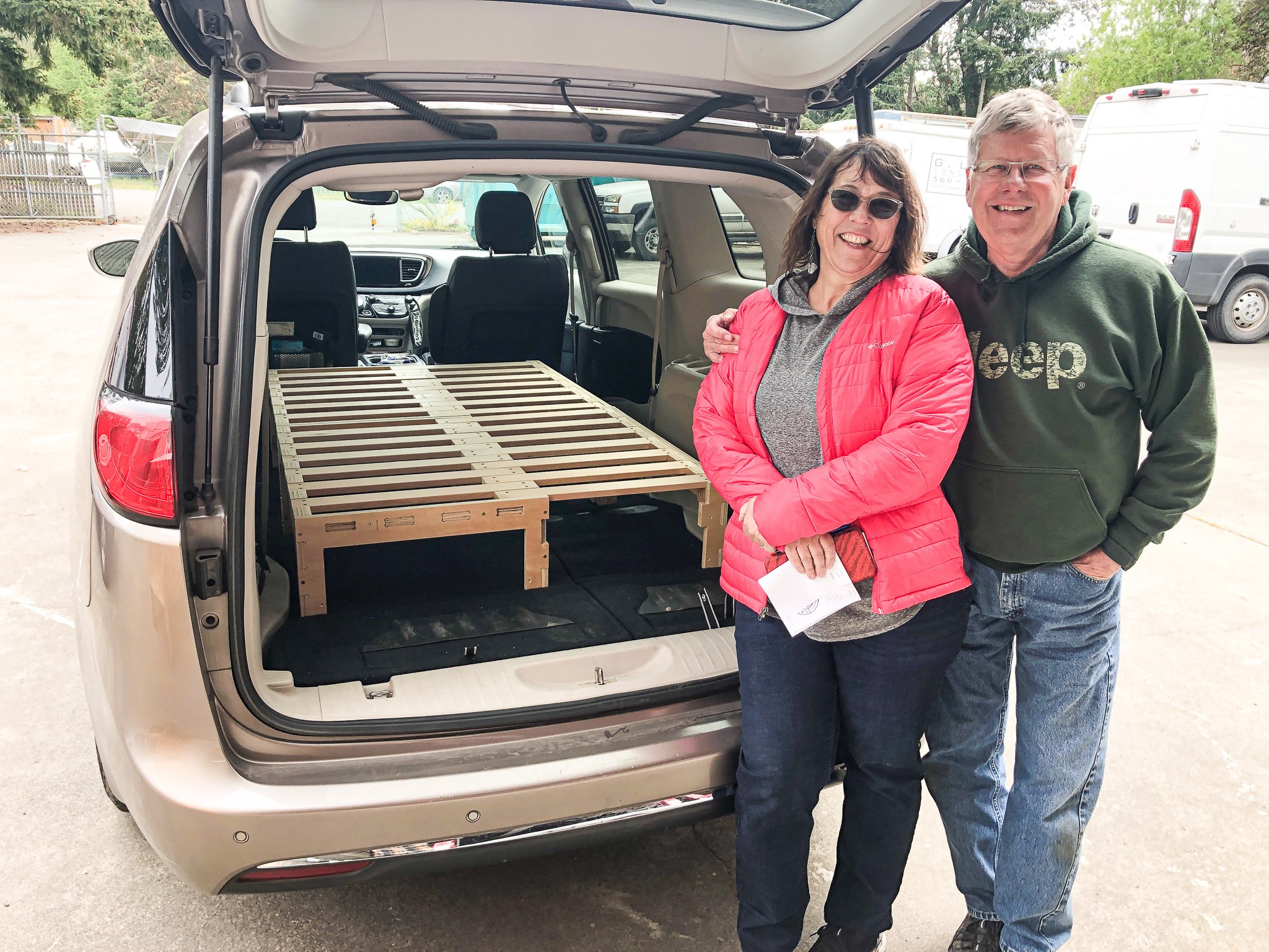 Another Trunk Bunk leveled and installed for our awesome customers