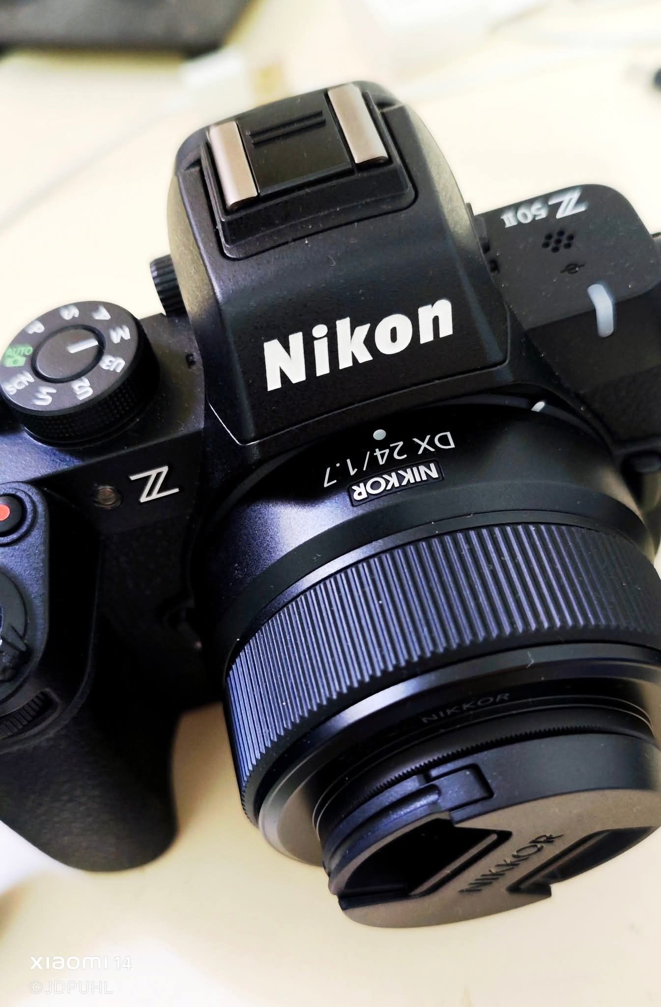 z50ii with nikkor z dx 24 1.7