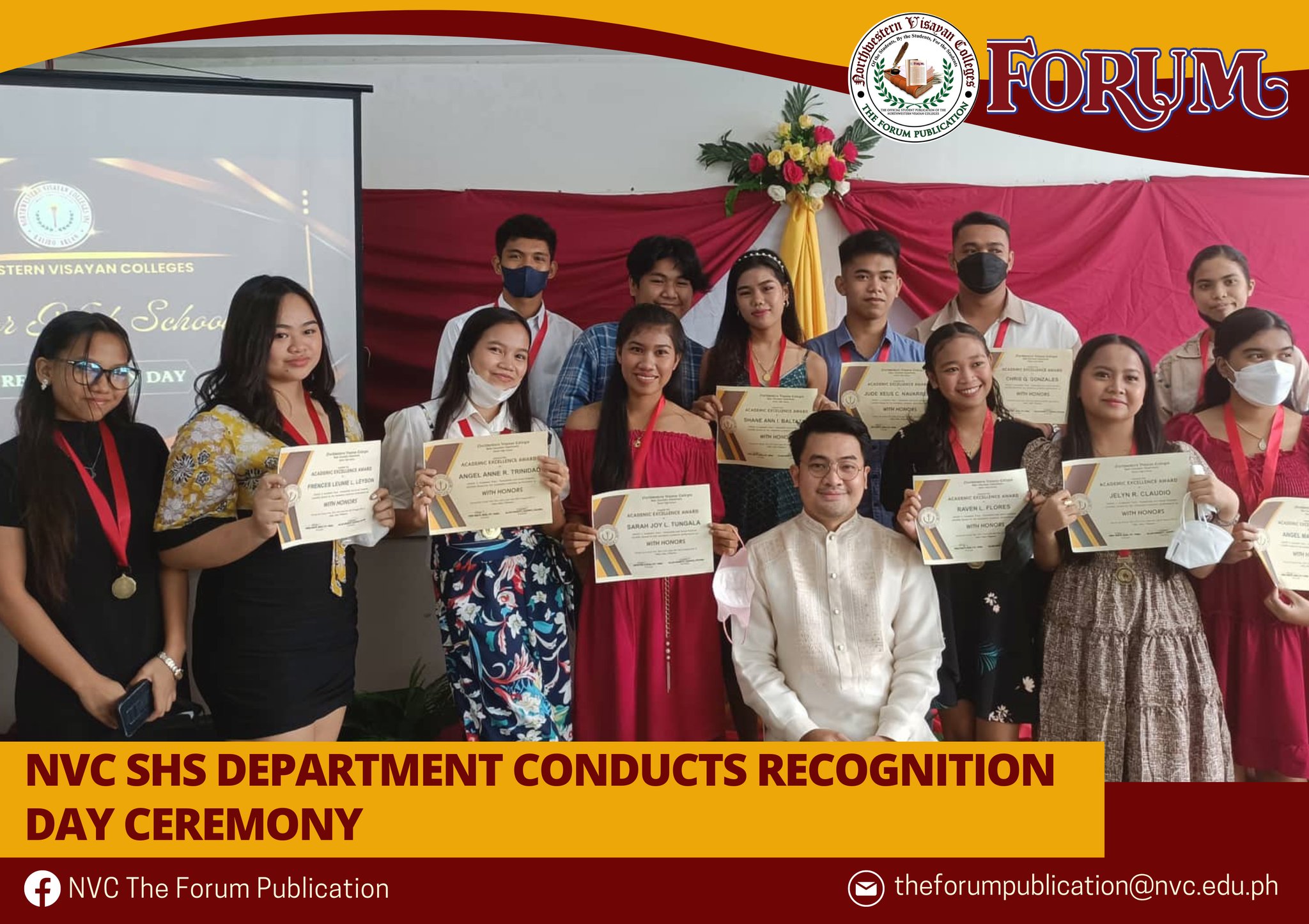 SENIOR HIGH SCHOOL DEPARTMENT... - NVC The Forum Publication