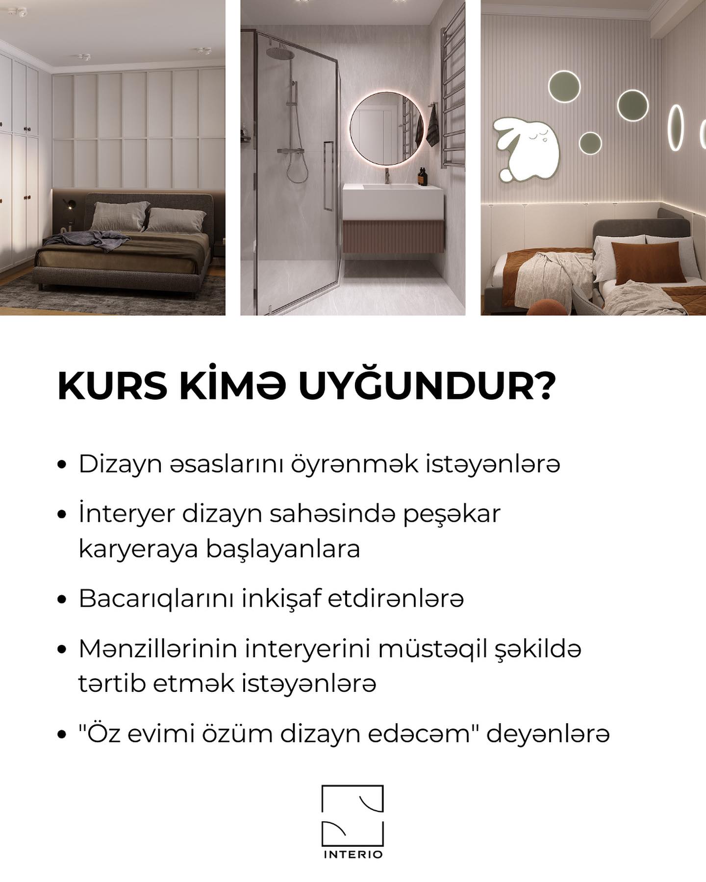 Interio - Boz rəngləri necə gözəlləşdirmək olar? Parlaq bir toxunuş ilə ...