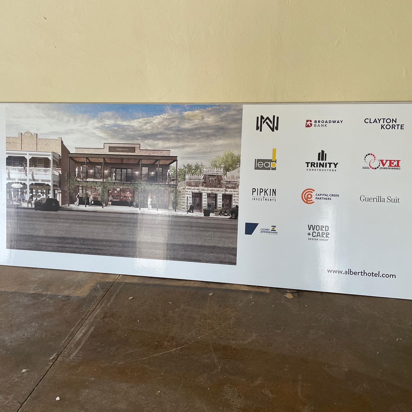 The new job signs are here!... - Trinity Constructors