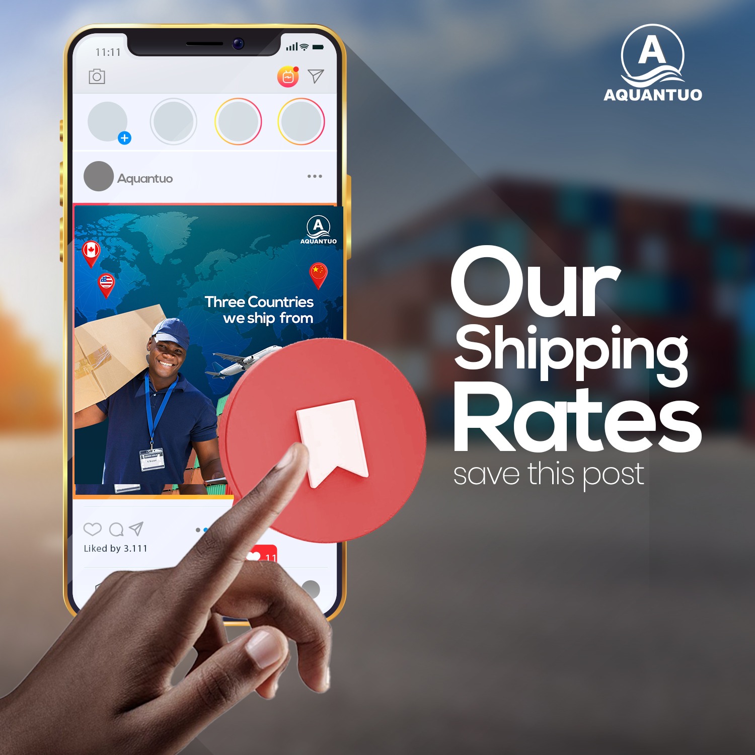 Aquantuo Zambia - Embark on a global shipping journey with...