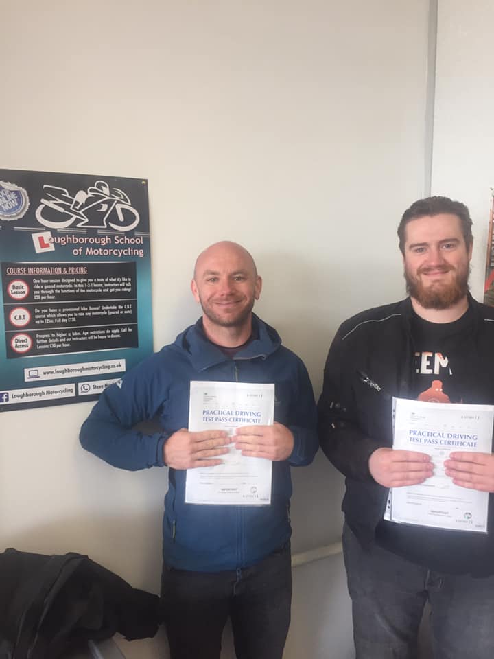 A massive well done... - Loughborough School Of Motorcycling