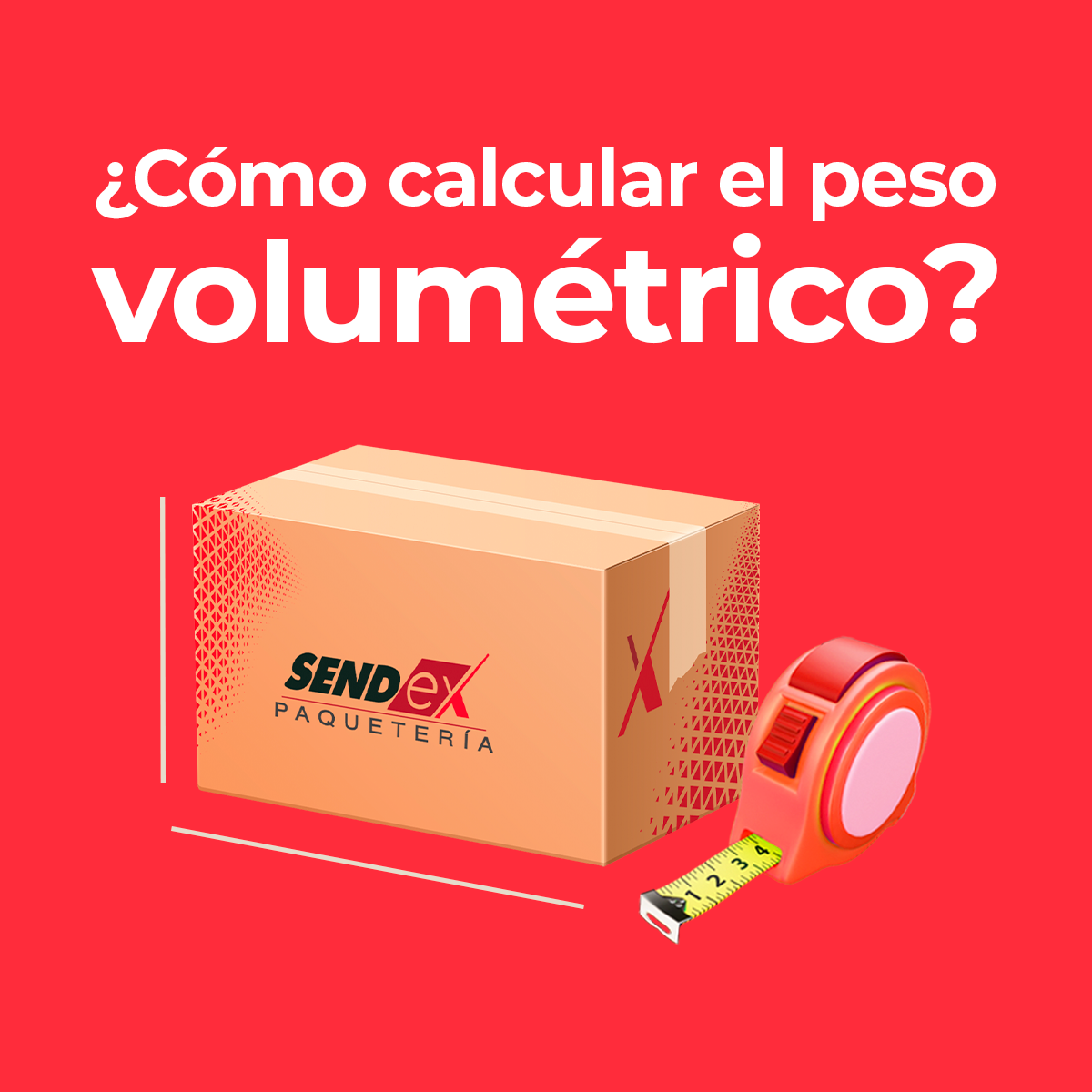 Sendex - El peso volumétrico de un paquete es una... | Facebook