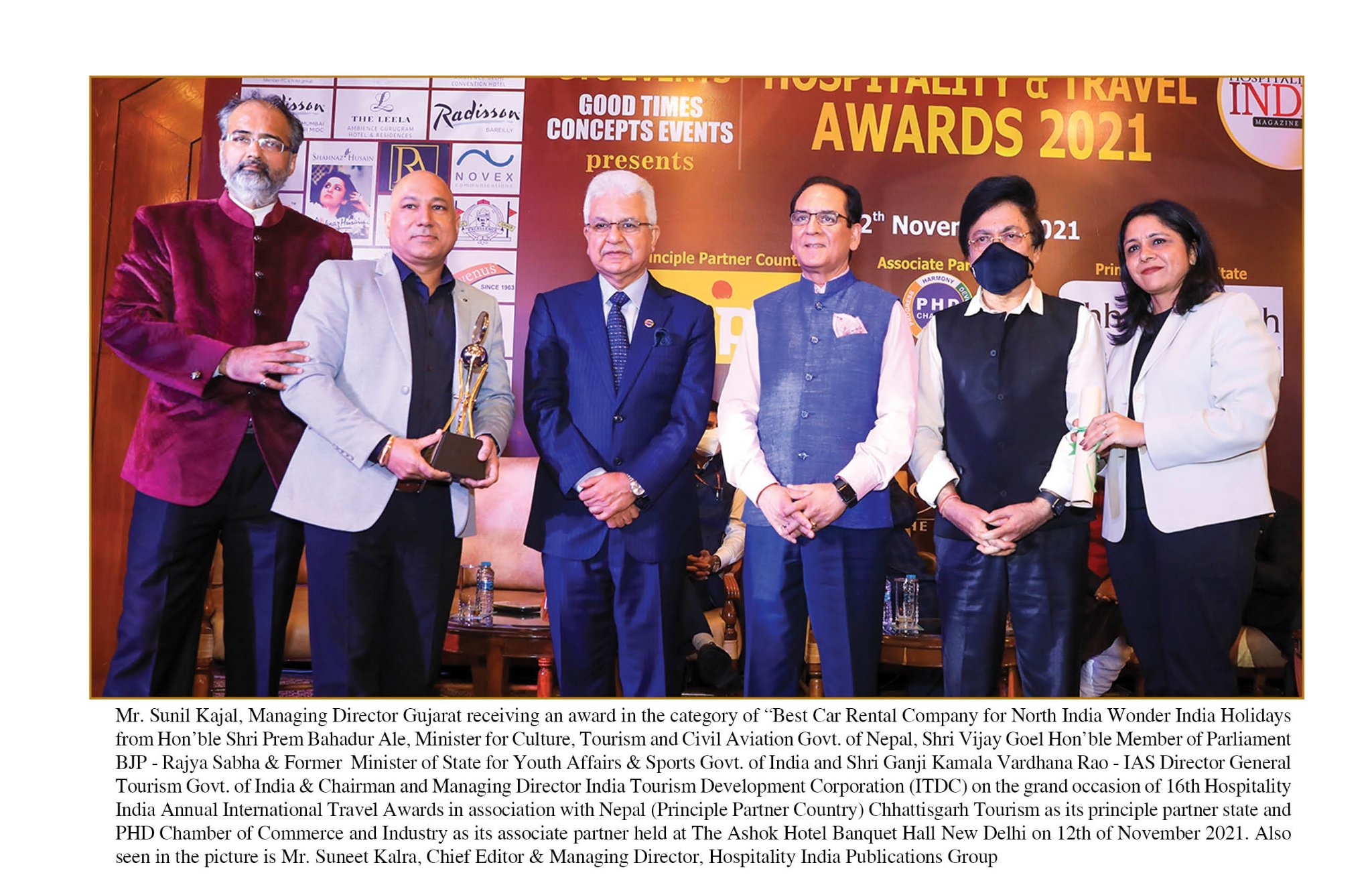 Congratulations to Mr. Sunil Kajal... - Hospitality India