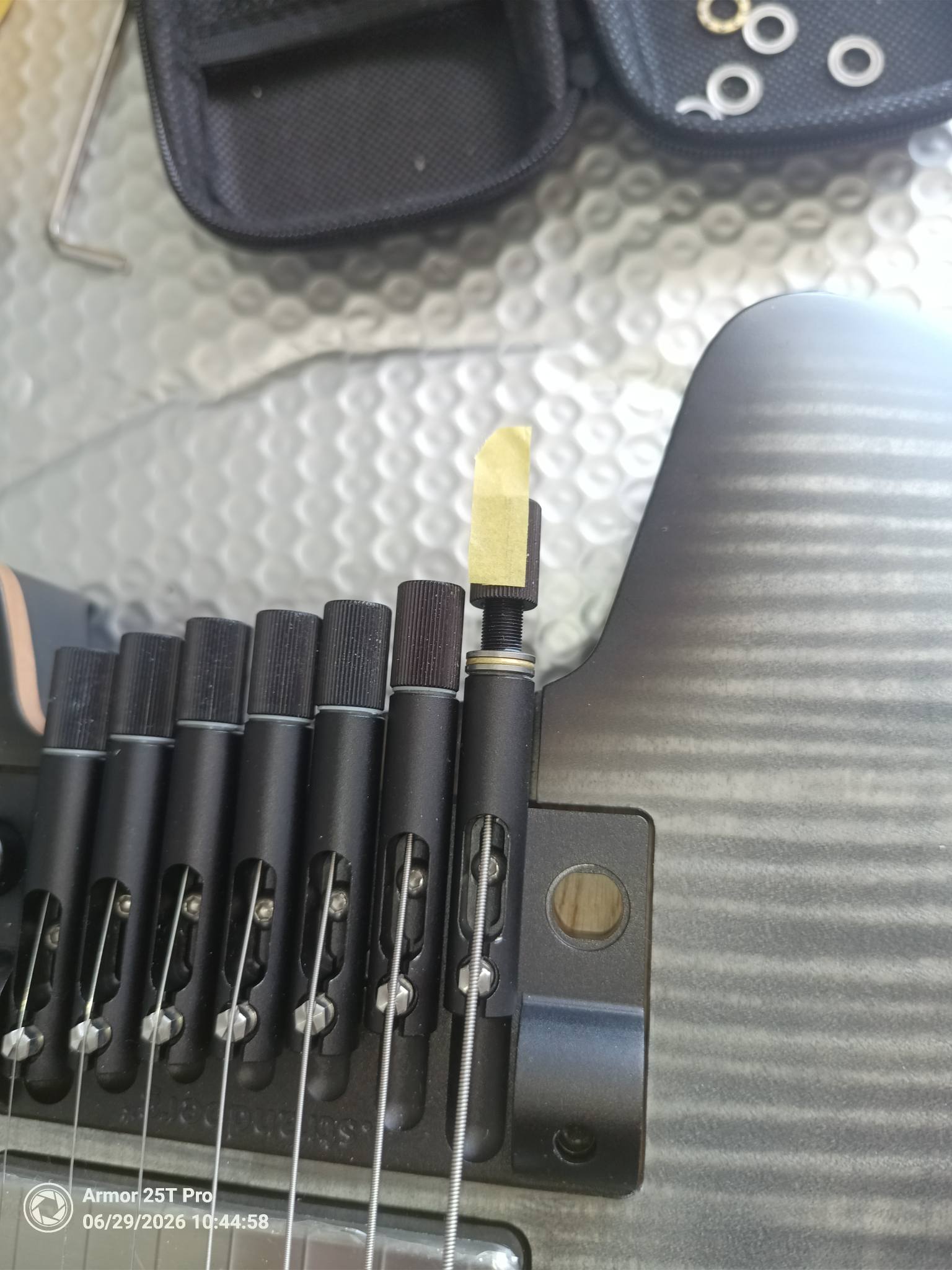 Bearing mod on Prog 7 guitar makes a difference