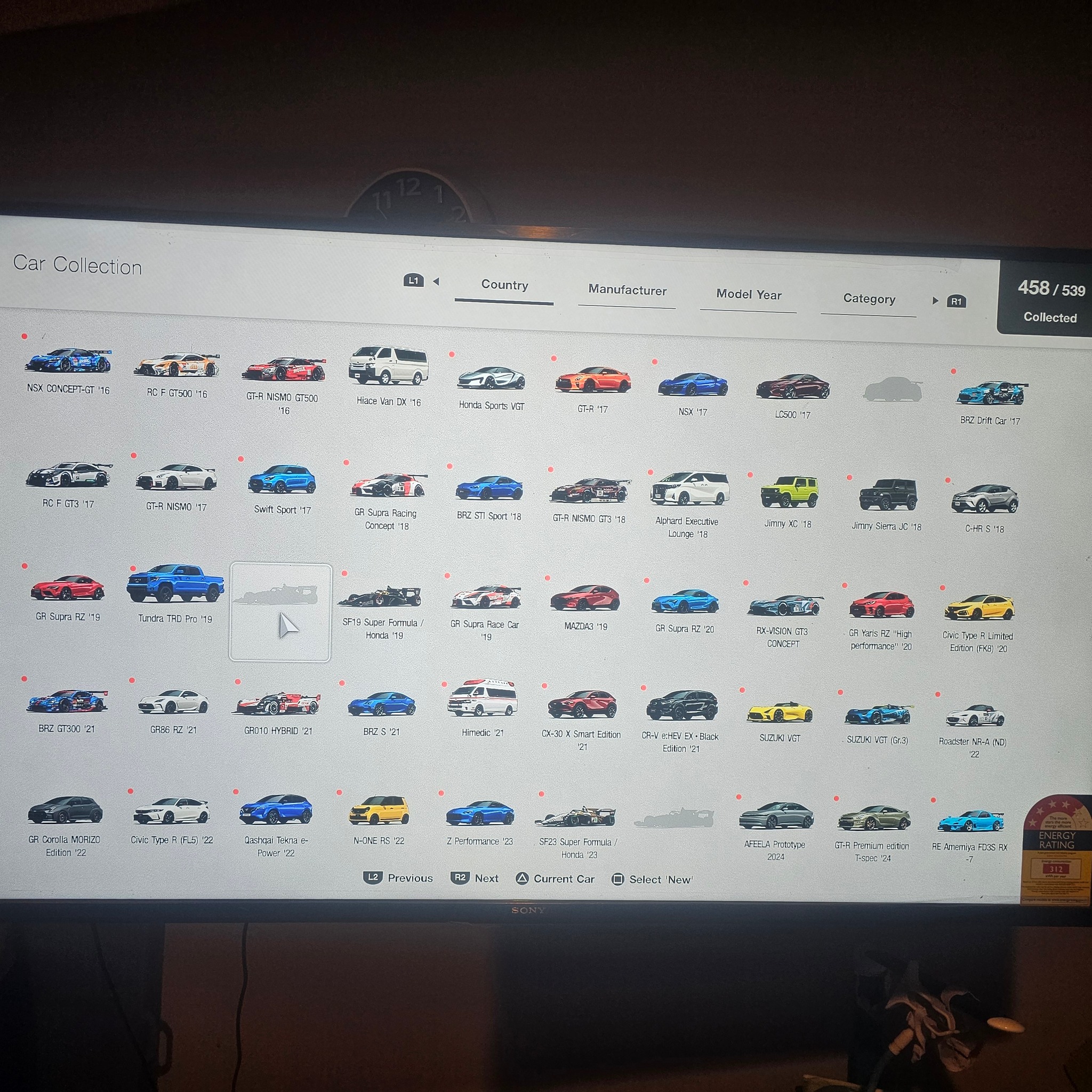 Completing Japan car collection in Gran Turismo 7