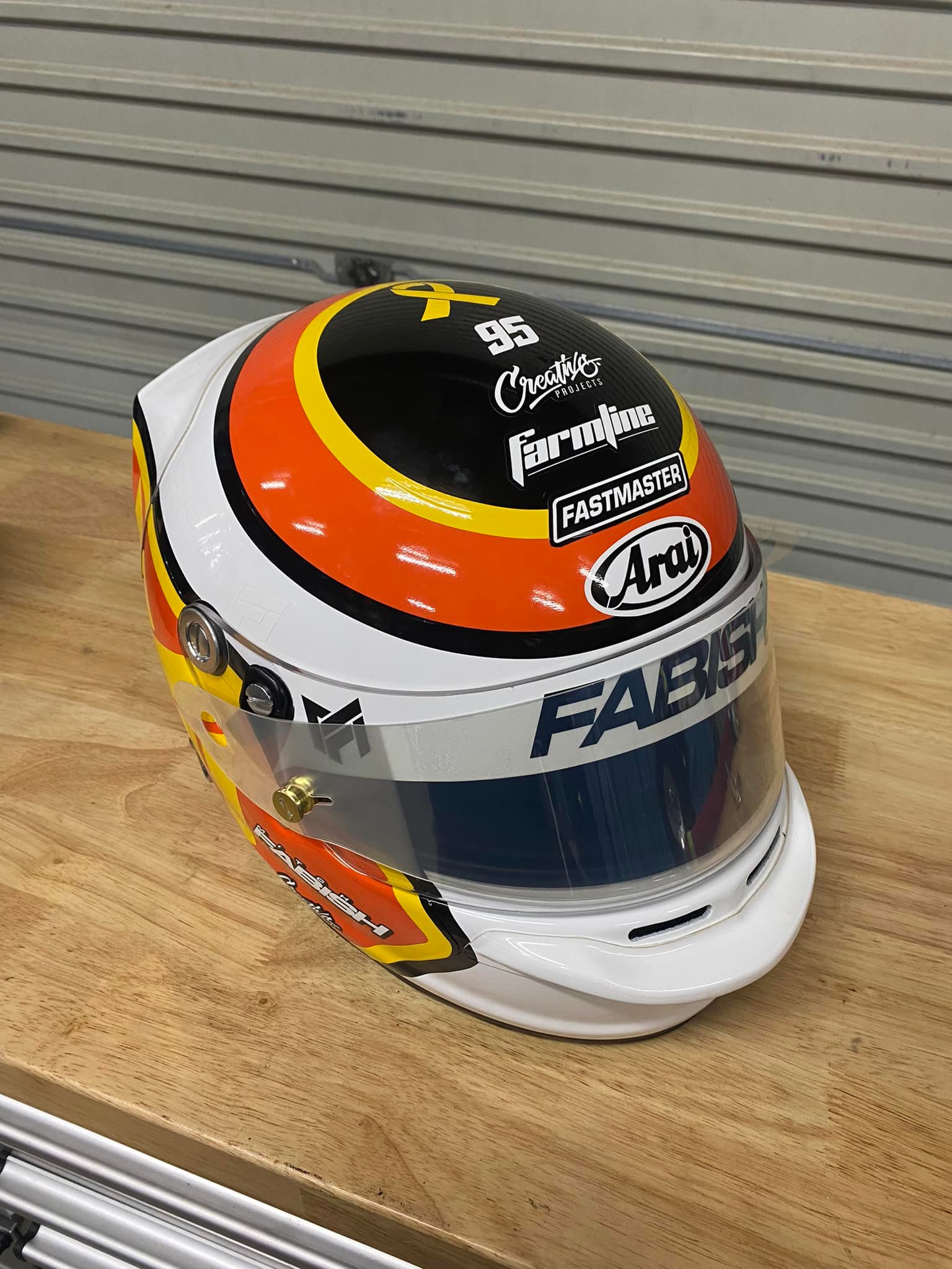 Here’s my new Custom Arai Helmet for... - Fabish Motorsport