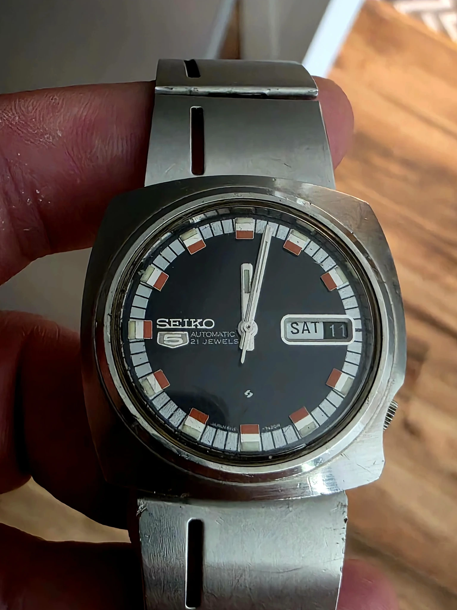 6119-7410 1974 rare original bracelet 慧 SEIKO TOMATIC TIC 2 21