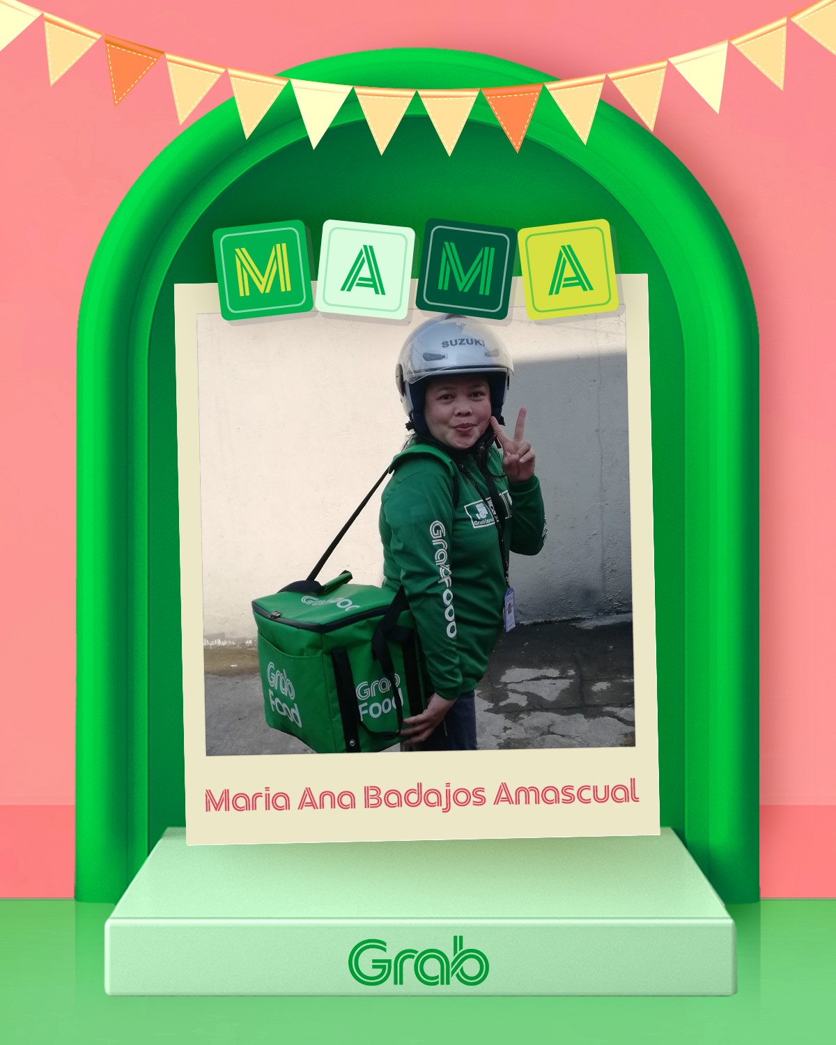Grab - Si Ate Maria ay isa sa ating mga mom breadwinners na Grab rider ...