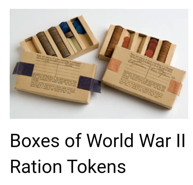 Lake Stevens Historical Museum - The blue and red World War II ration ...