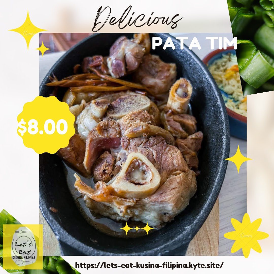 Let's Eat - Pata Tim es un plato popular filipino-chino de... | Facebook
