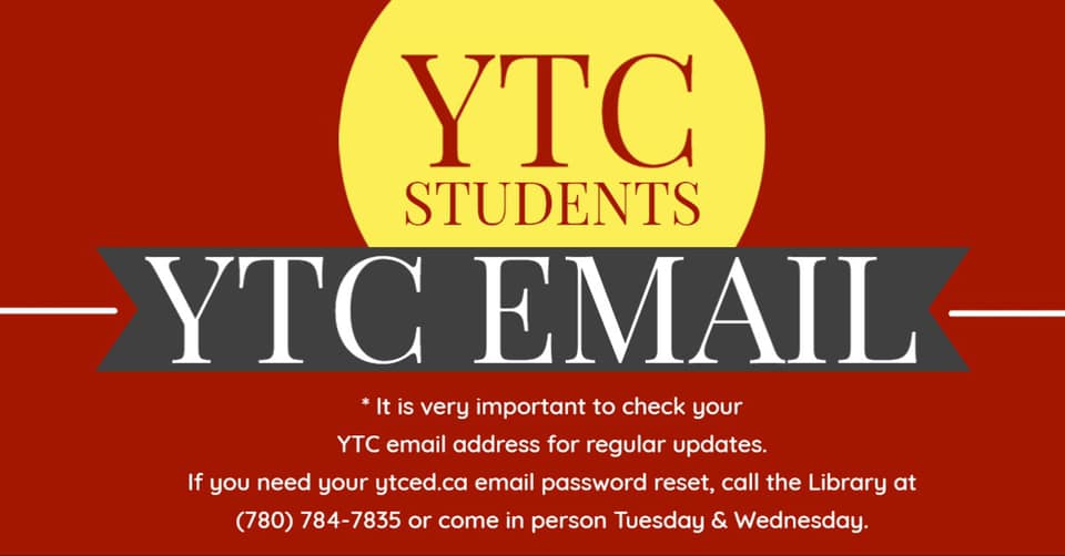 Yellowhead - ATTENTION YTC STUDENTS Please frequently check your YTC ...