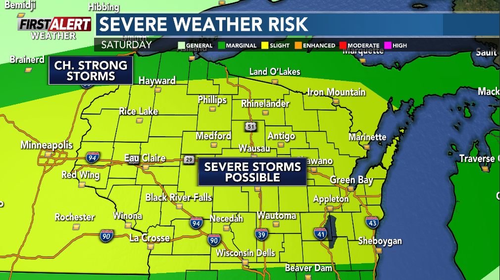 Jeremy Tabin WSAW - #FirstAlertWeather--Saturday may start off with the ...