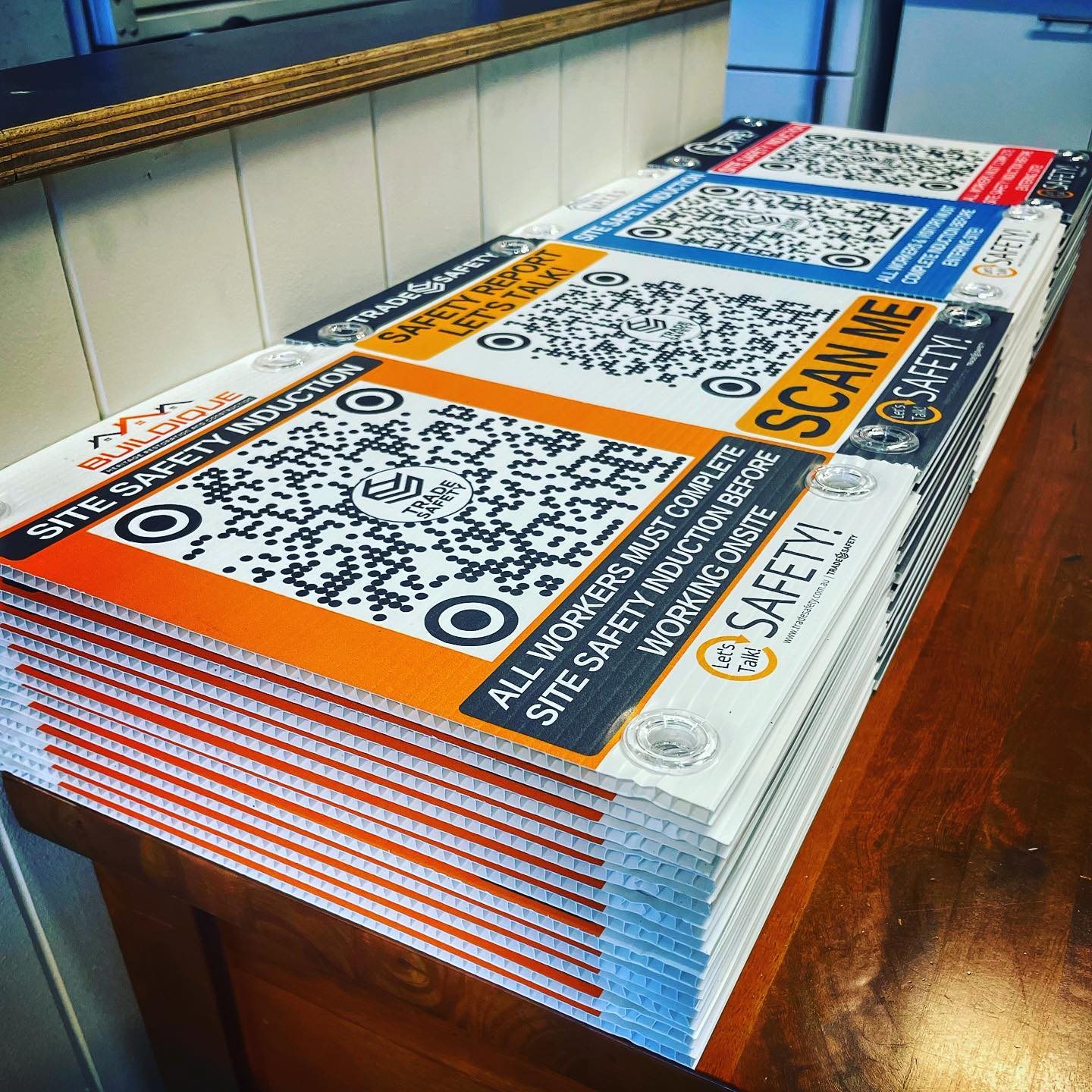 Trade Safety - Next batch of QR Code Construction Site...