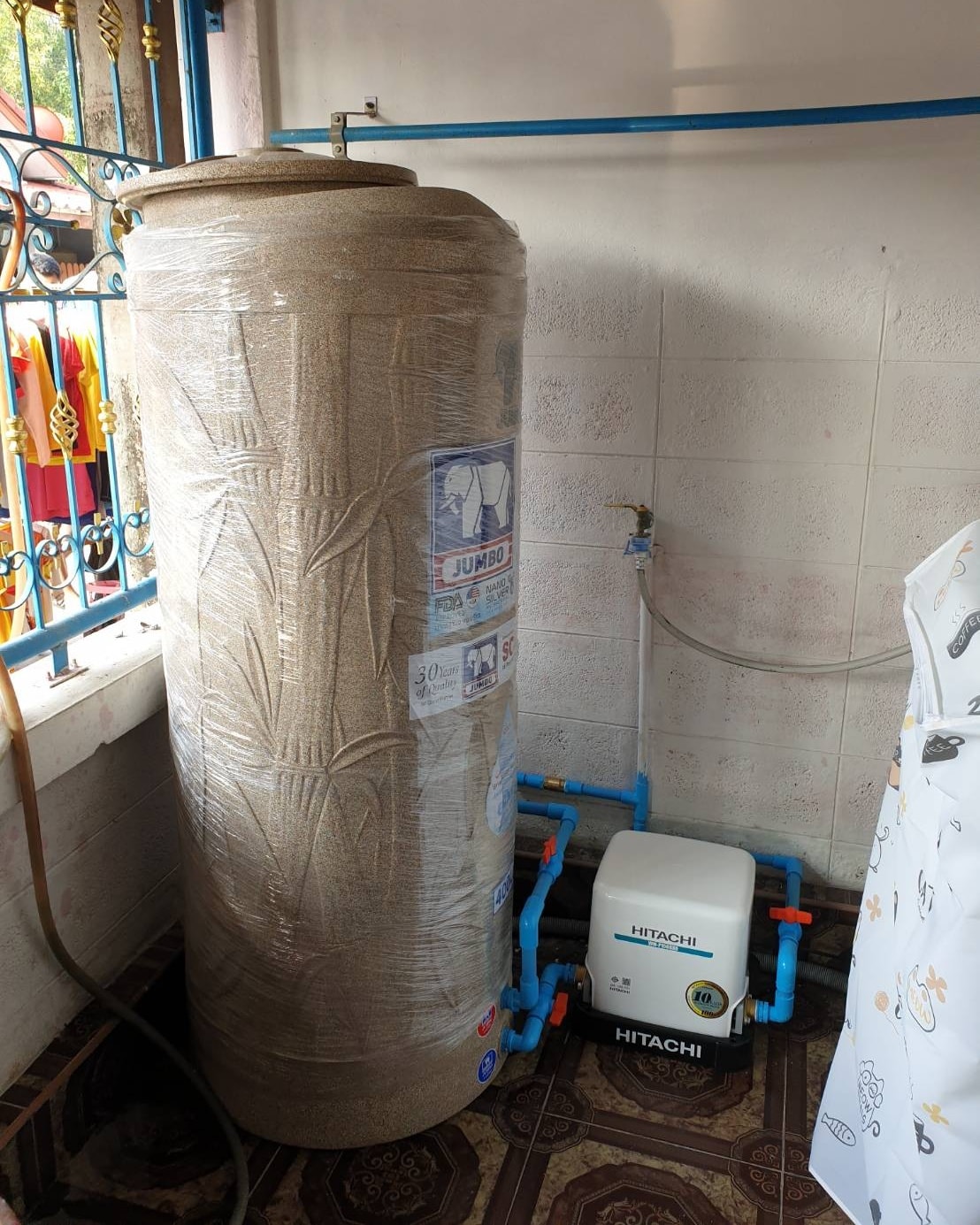 ขายดีสุดๆ น้ำแรง แถมประหยัดพื้นที่มากๆ ถังจัมโบ้ SCG Elixir 400 ลิตร ...