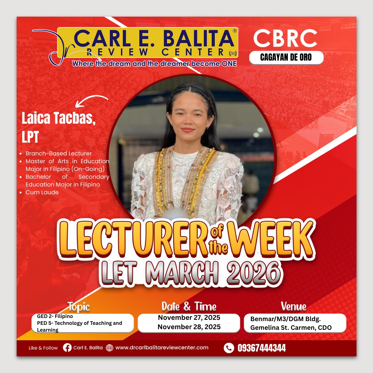 CarlBalita Cagayan de Oro