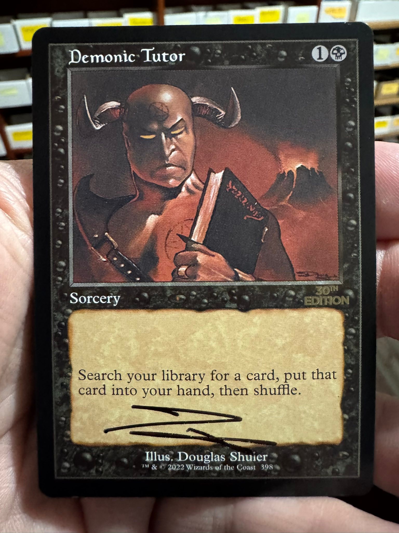 Retro frame demonic tutor for sale