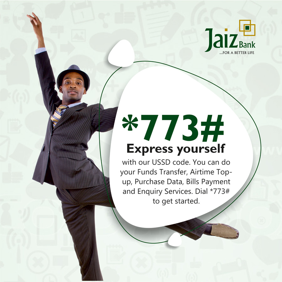 Jaiz Bank Plc - Express yourself with our USSD code and...