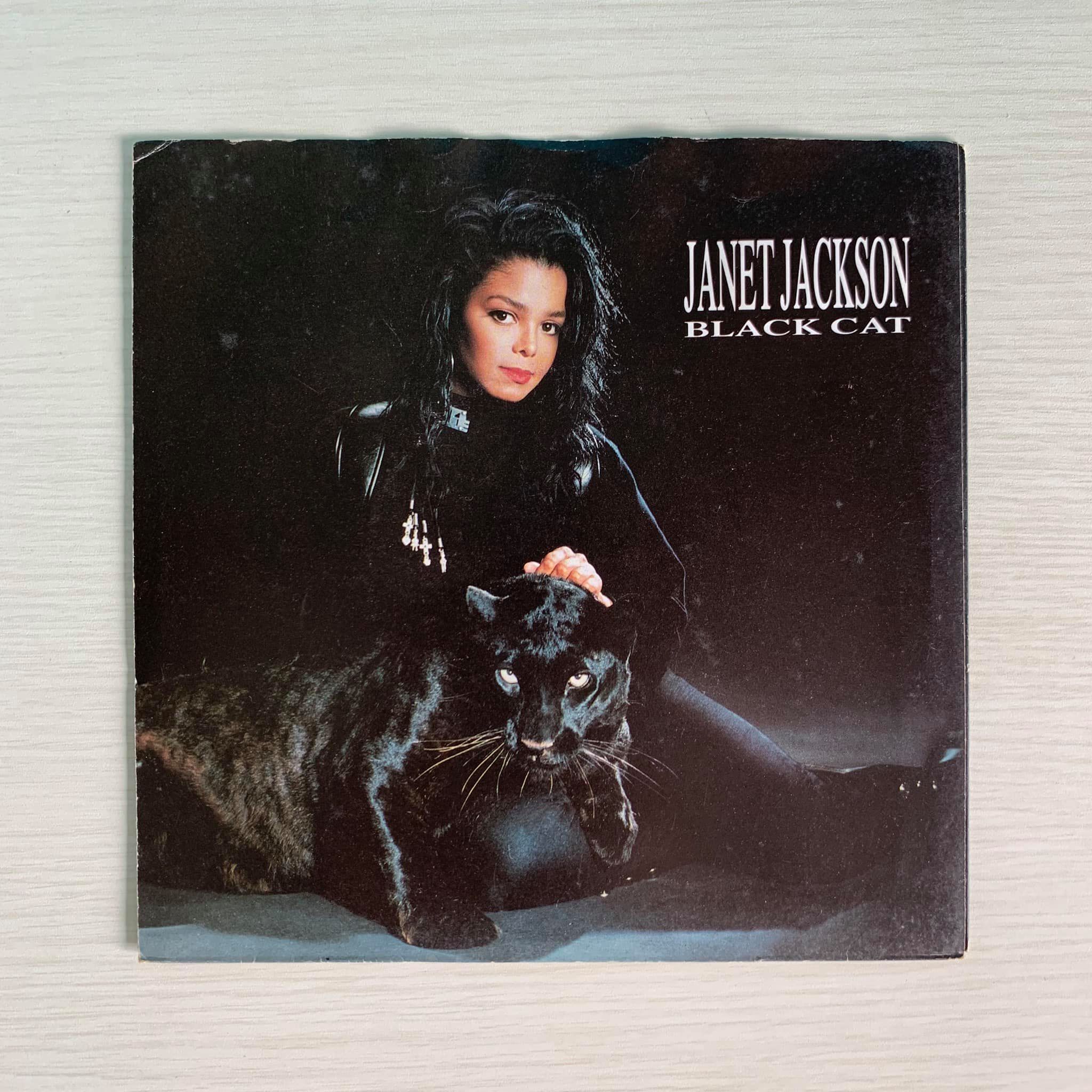 Janet Jackson - Black Cat b/w Lonely 7” single, Australian 