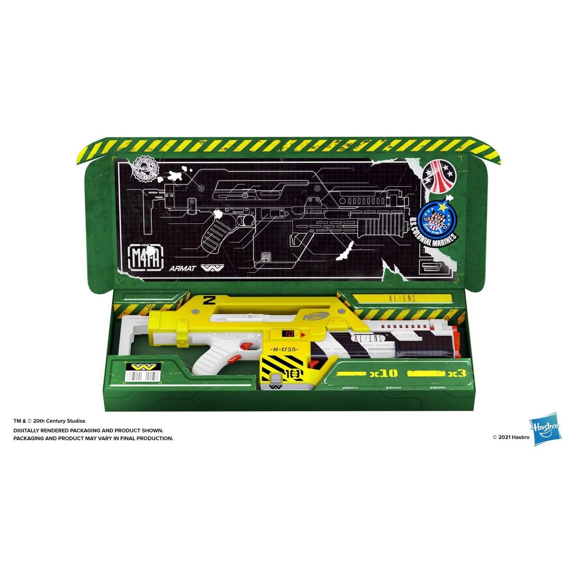 JUST ANNOUNCED: The Aliens M41-A Pulse Blaster Nerf Gun will