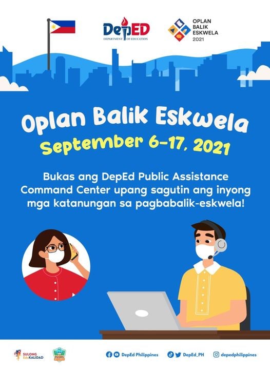 DepEd Region I - Bukas na ang ating 2021 Oplan Balik Eskwela (OBE) mula ...