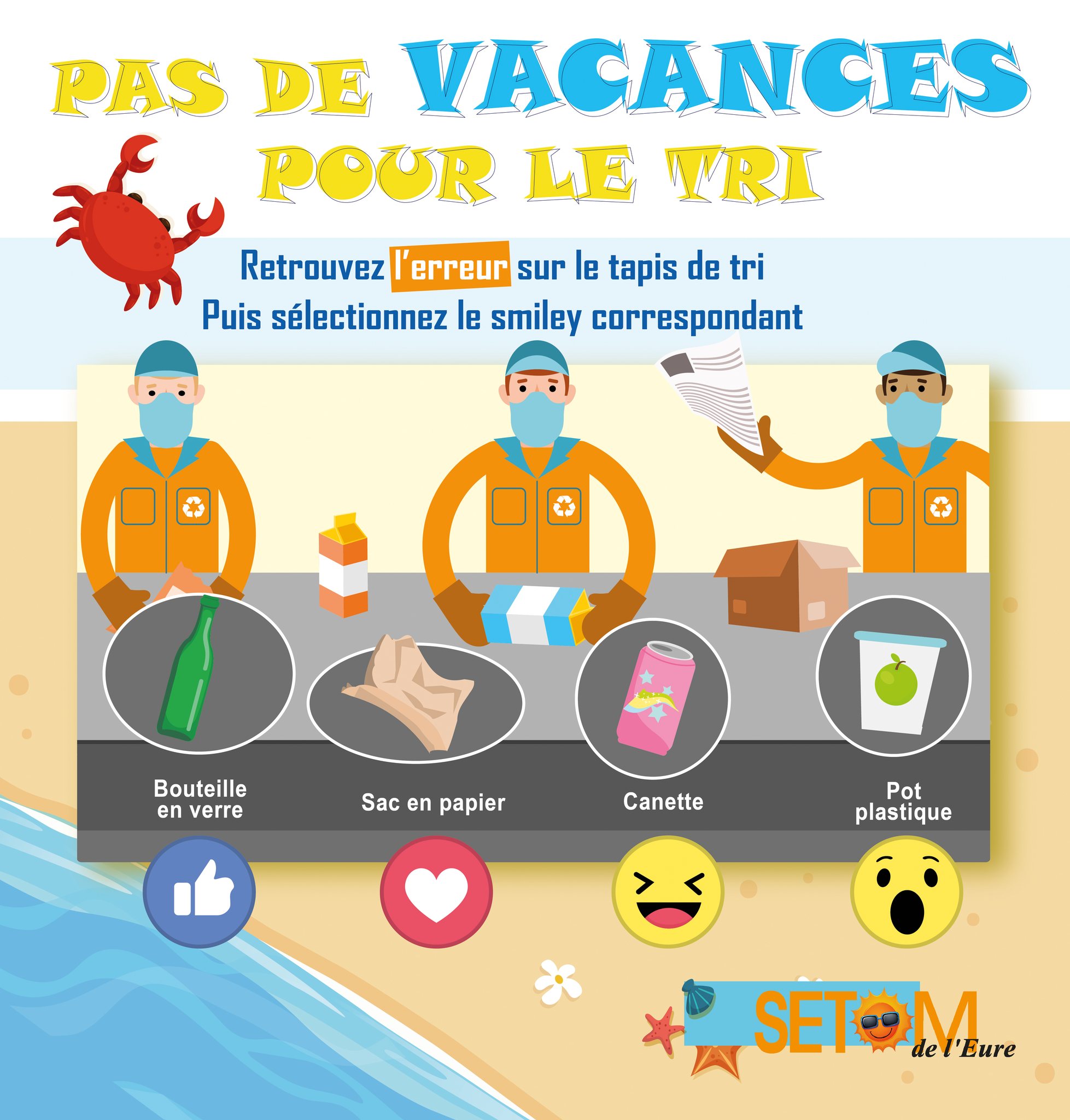 Setom de l'Eure - Pas de vacances pour le tri ♻☀ Pour ne... | Facebook