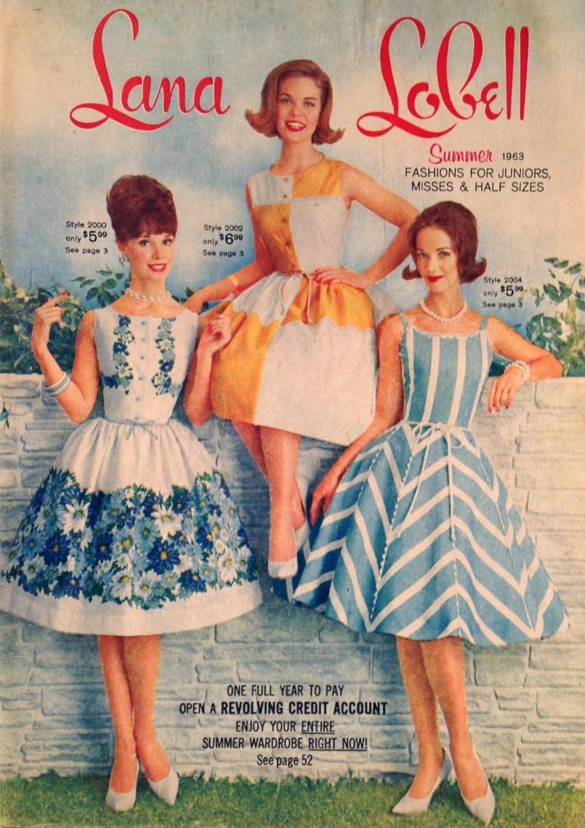 Lana Lobell fashion catalogues, the complete 1960 volume.