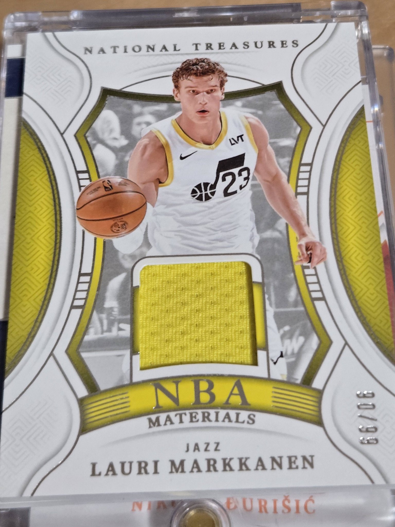 Gambled on a 24-25 NT NBA hobby and pulled my first Logoman! And a 
