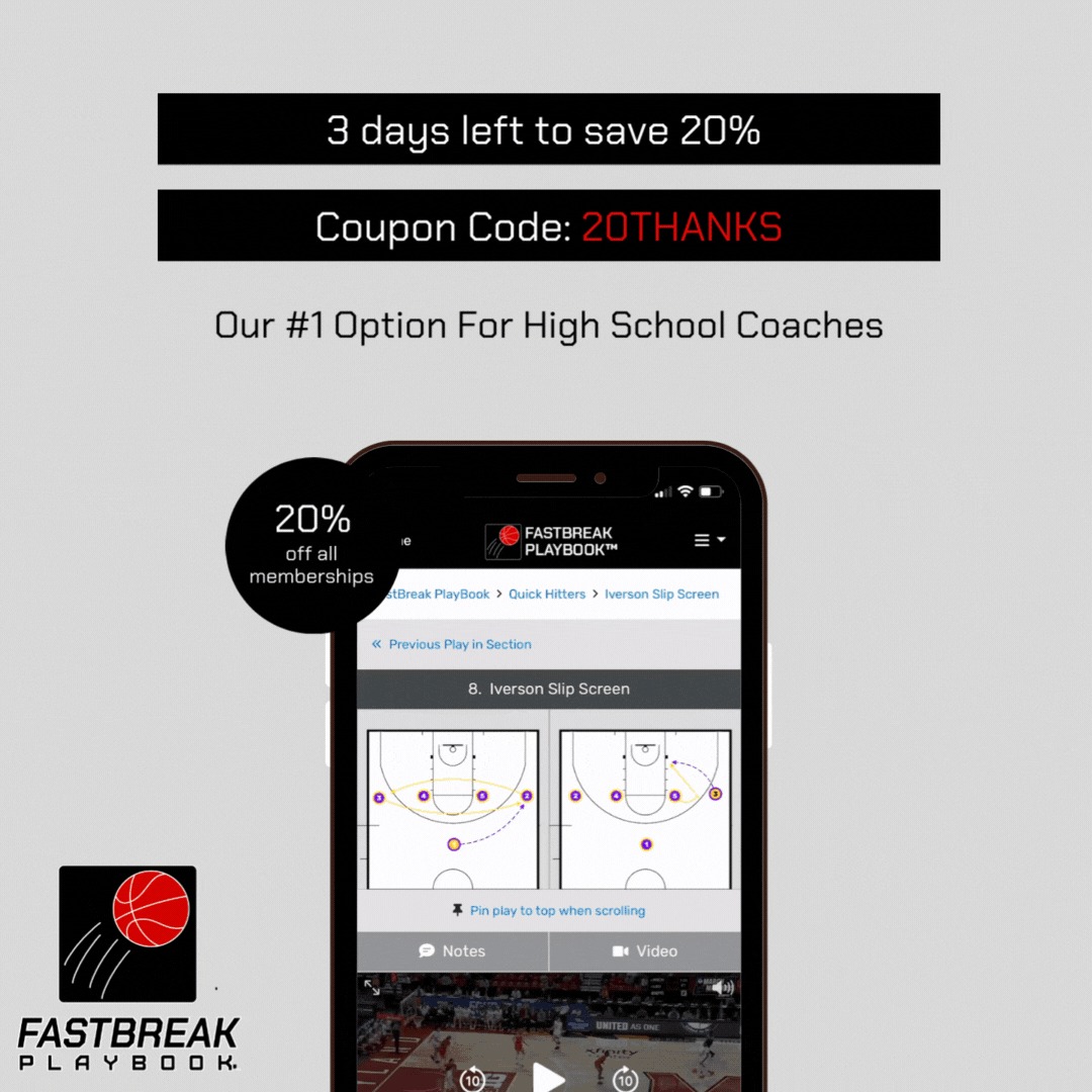 3 Days Left To Save 20% Off Any... - FastBreak PlayBook | Facebook