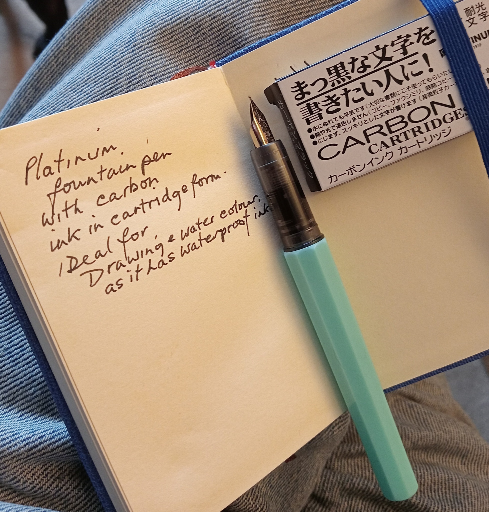 Louis Cartier black composite fountain pen review
