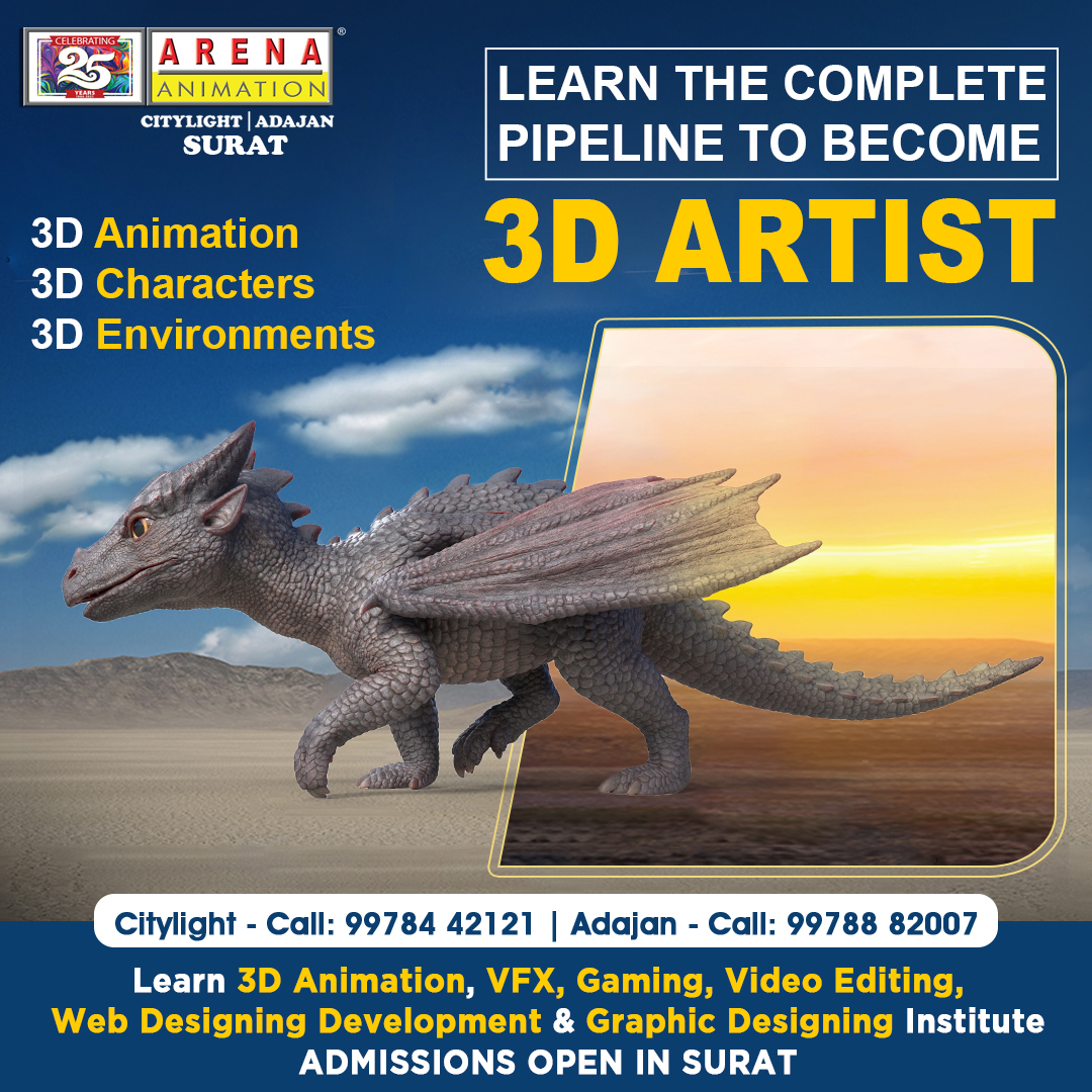 Animation & 3D character design... - Arena Animation Surat | Facebook