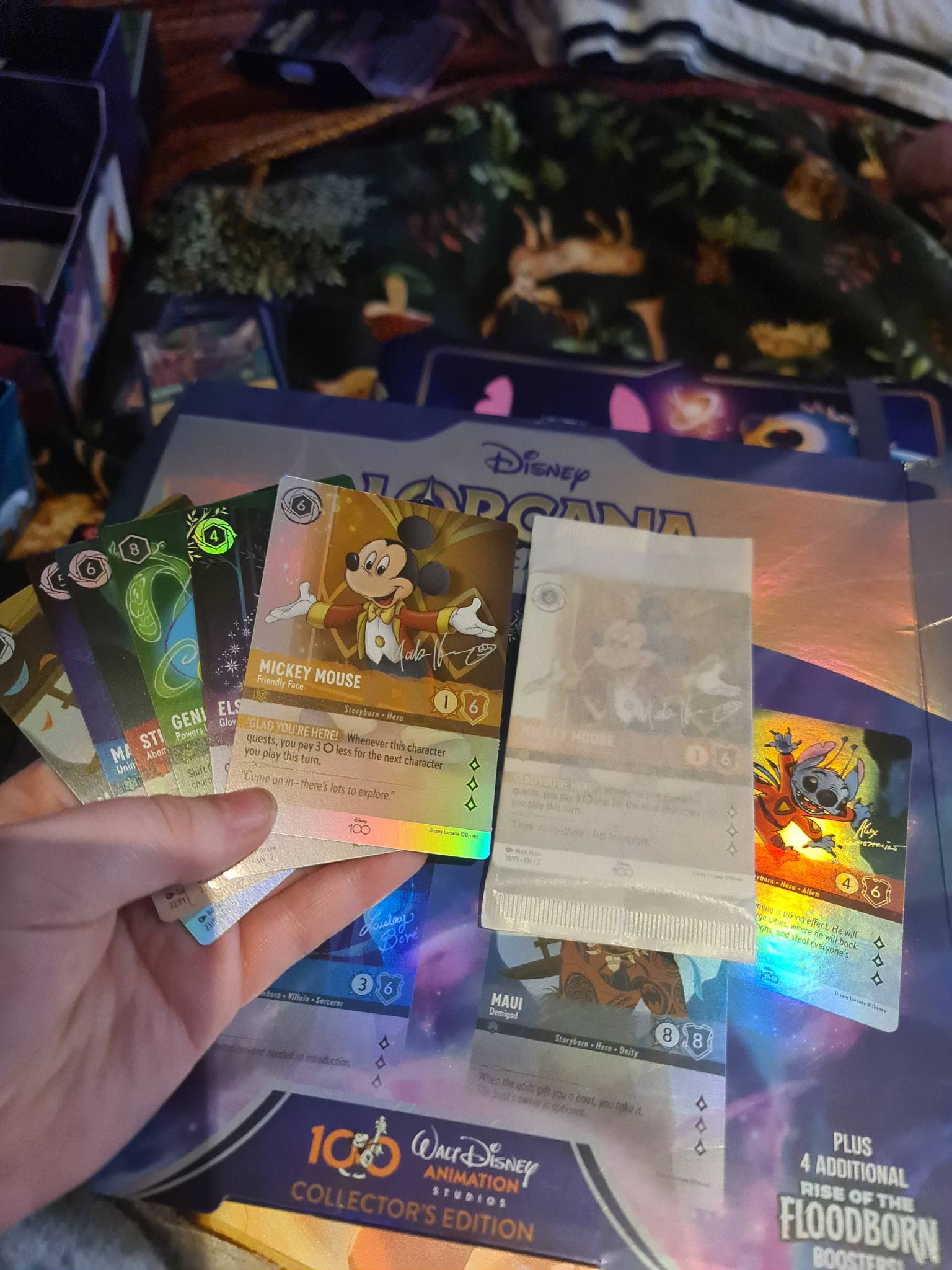 lorcana disney 100 promo cards Ravensburger TCG: Scrooge McDuck Gift Box - Glimmer Foil Card, 5 Assorted Booster Packs, Storage Box and Dividers - Trading Card Game & Disney Collectible 2023 Game Elsa - Gloves Off (Alternate