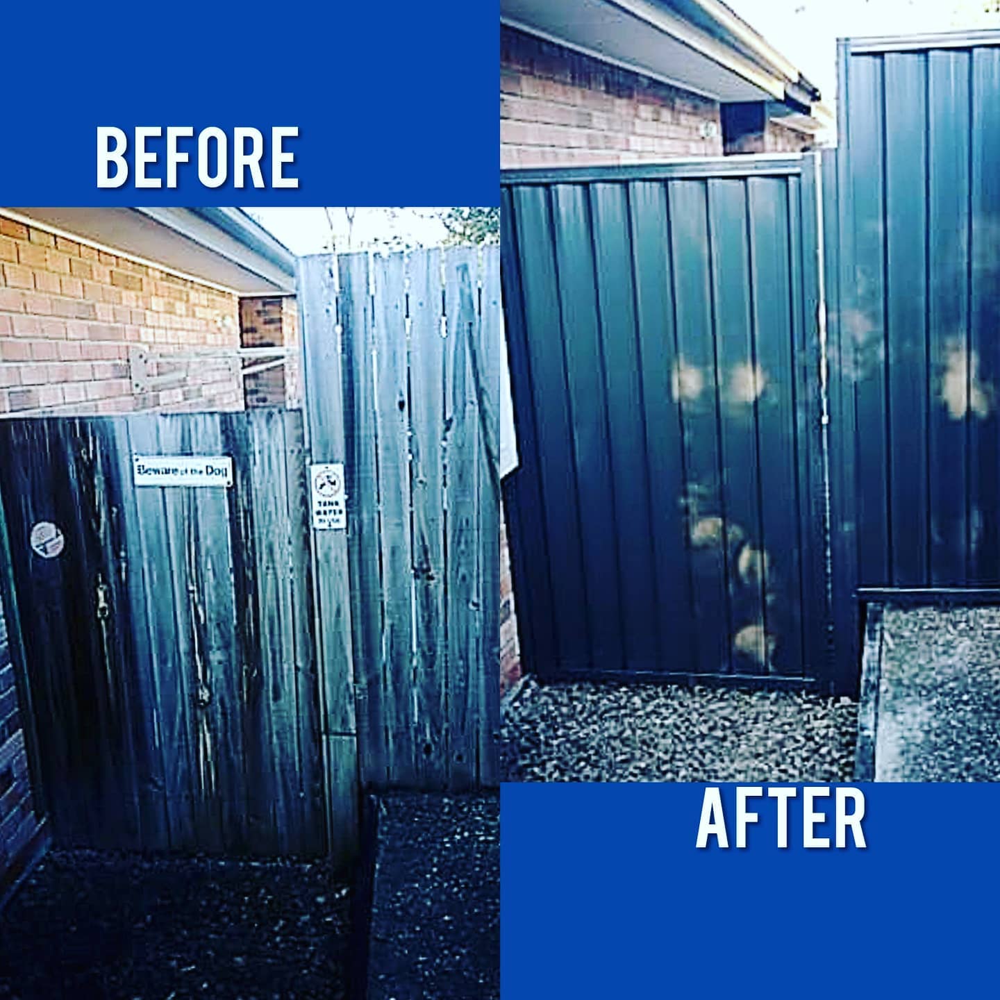 New Gate & Blockout Panel👍 From... - MC Tradies Gold Coast | Facebook