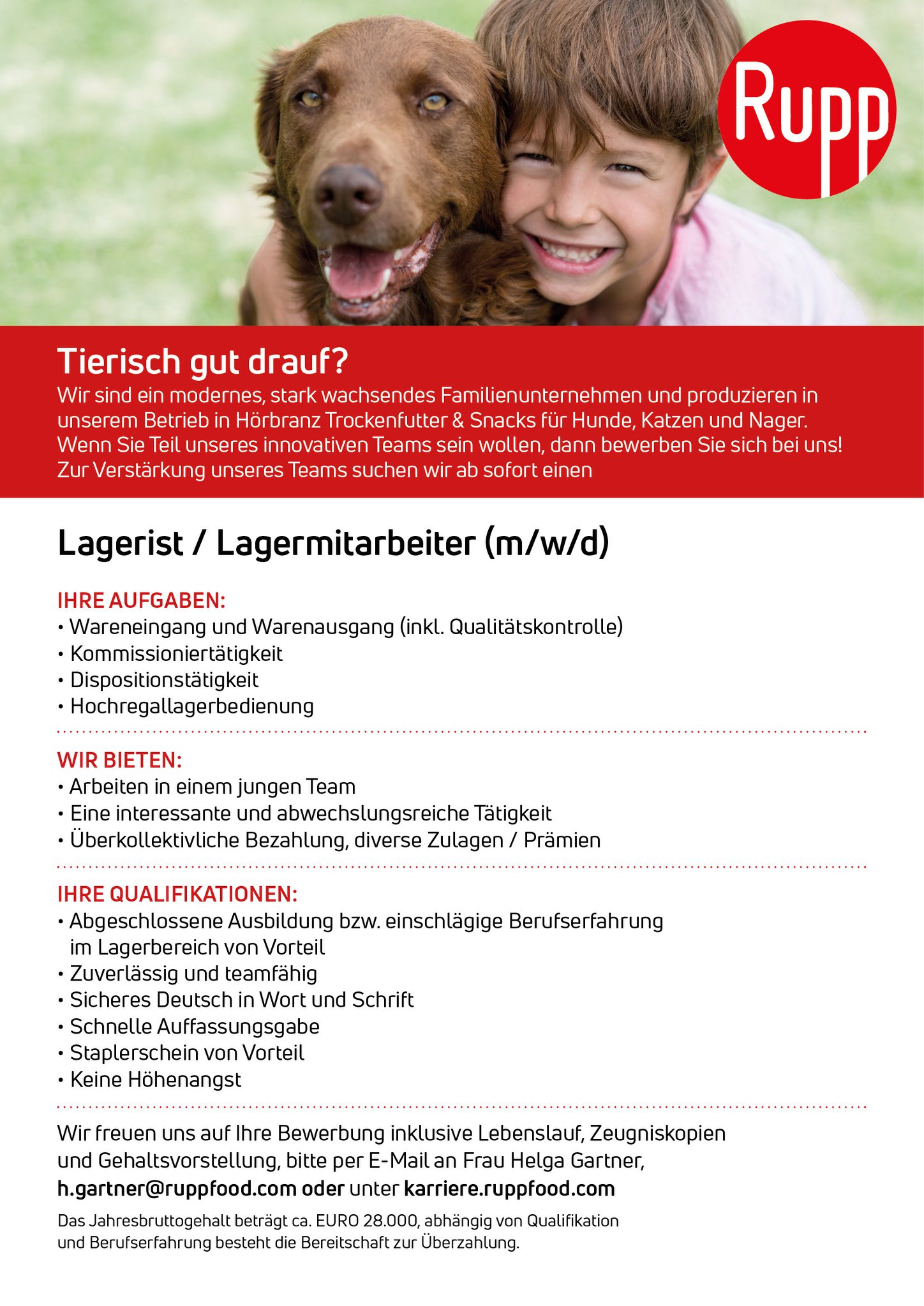 Rupp Food Austria | Hörbranz
