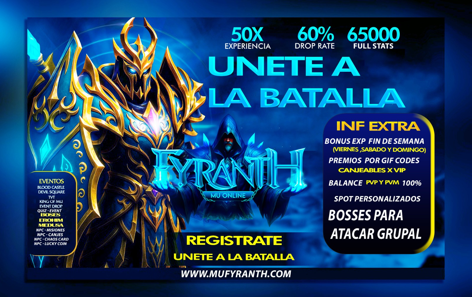 Posteador Mu Online | 🔥 ¡MU MasacreC ya Activo para su apertura este ...