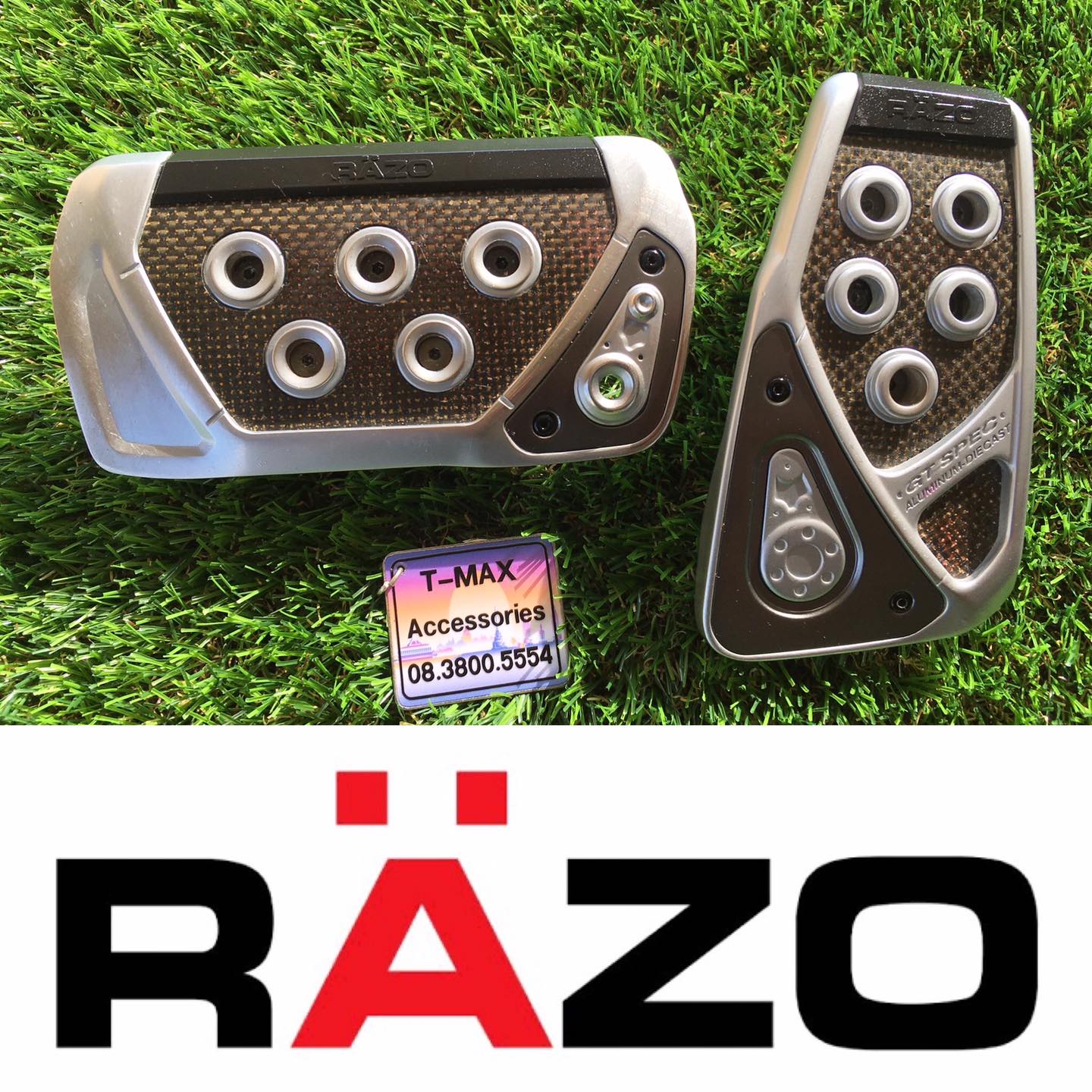 แป้นเหยียบกันลื่น CARMATE รุ่น RAZO GT... - T-MAX Accessories | Facebook