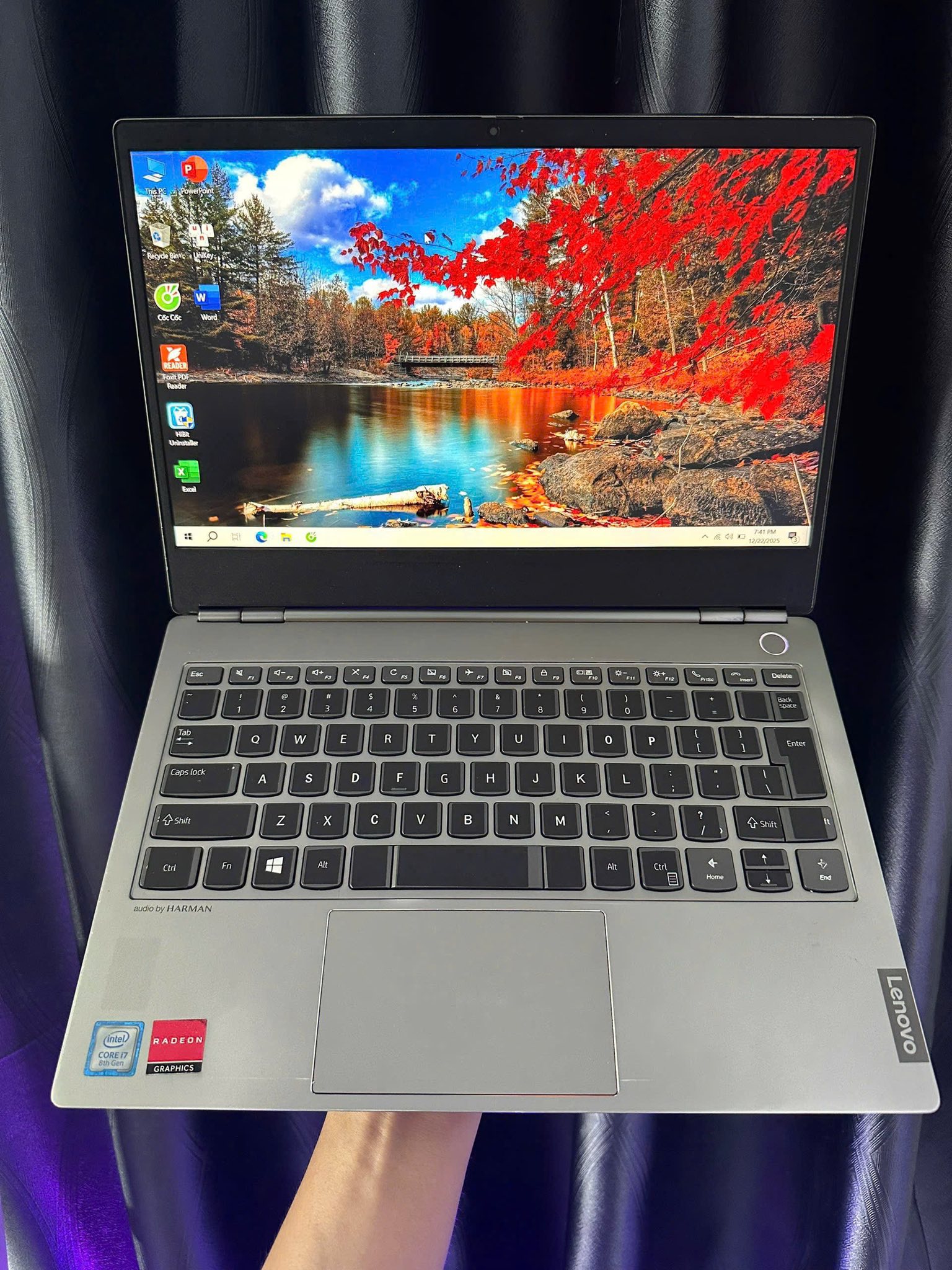 Thinkbook 20r9 vỏ nhôm I7-8565U / ram 8 / ssd 128gb Cạc rời 540x 